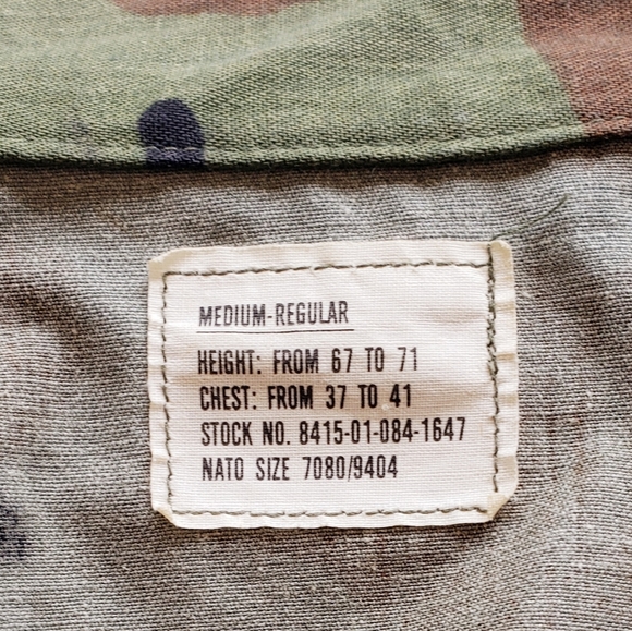 Vanderbilt Shirt Camo Military Jacket Size Medium - Picture 4 of 8